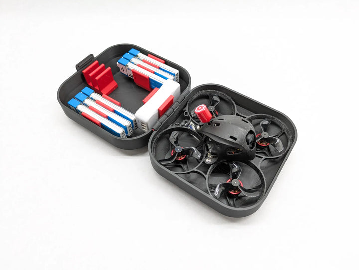 BetaFPV Meteor75 Air75 drone case open showing interior