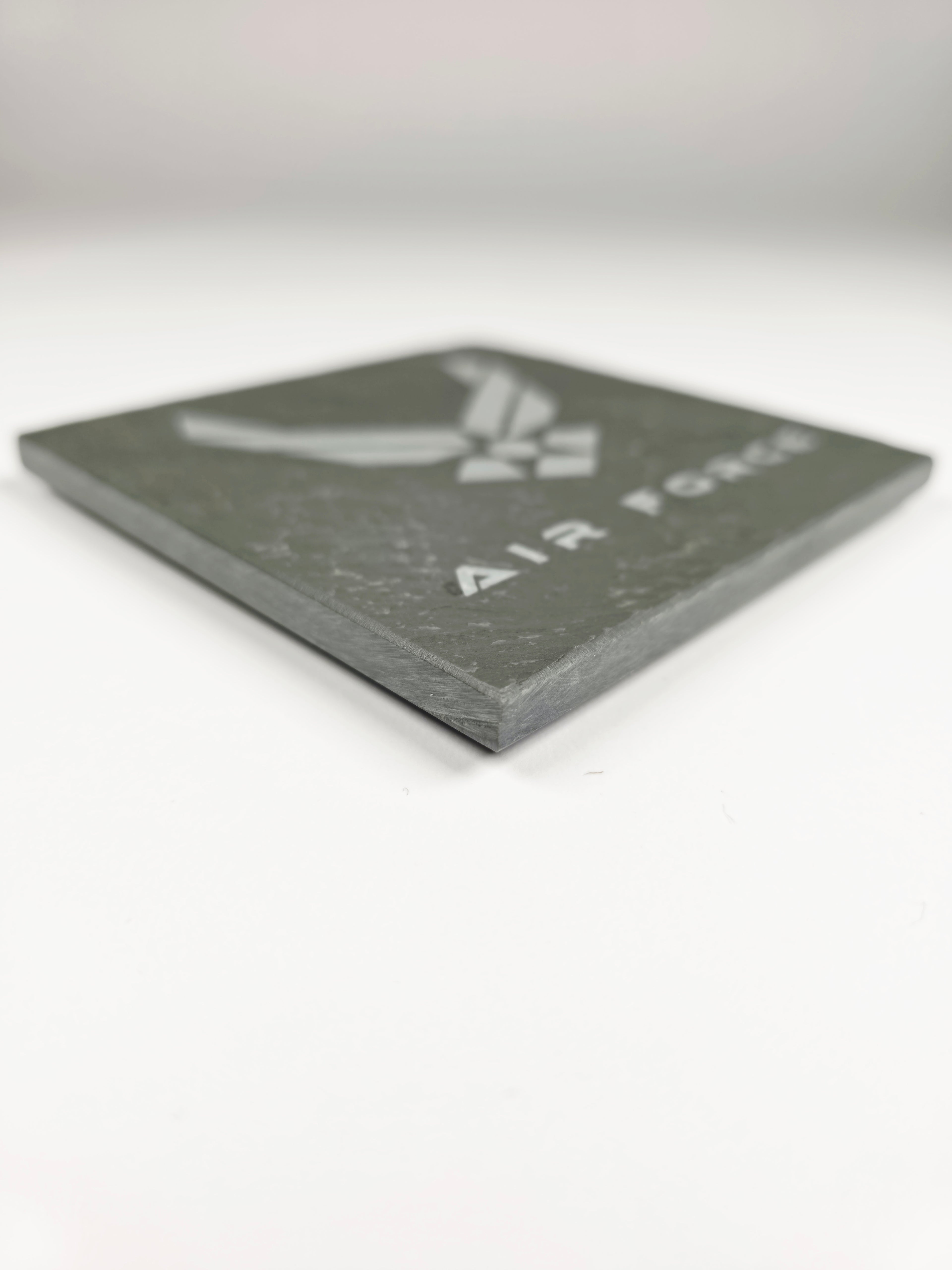 Laser Engraved Slate Coasters — Your Design