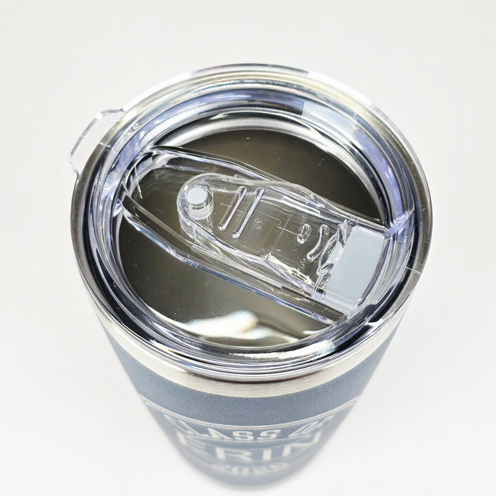 Class of 2026 graduation tumbler 20oz with reusable straw and personalization
