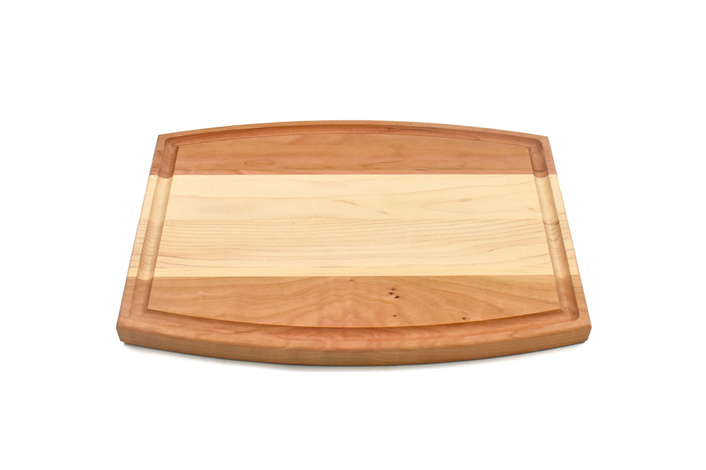 Arched Cherry & Maple Cutting Board
