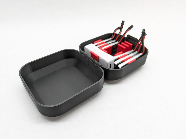 BetaFPV Meteor 65 Pro drone case open showing interior fit