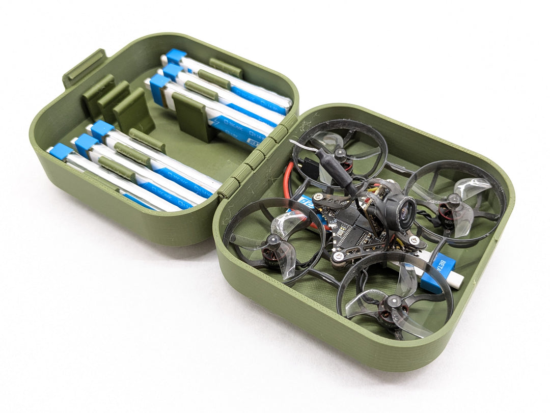 Happymodel Mobula 6 3D printed drone case by 3Blades Maker Lab