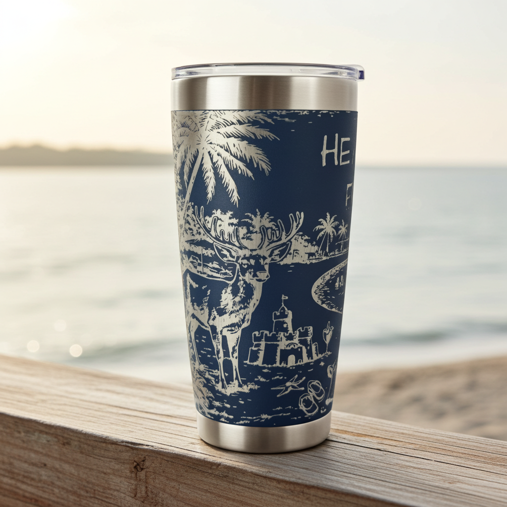 Life Story Custom Engraved 20oz Tumbler – Fully Personalized