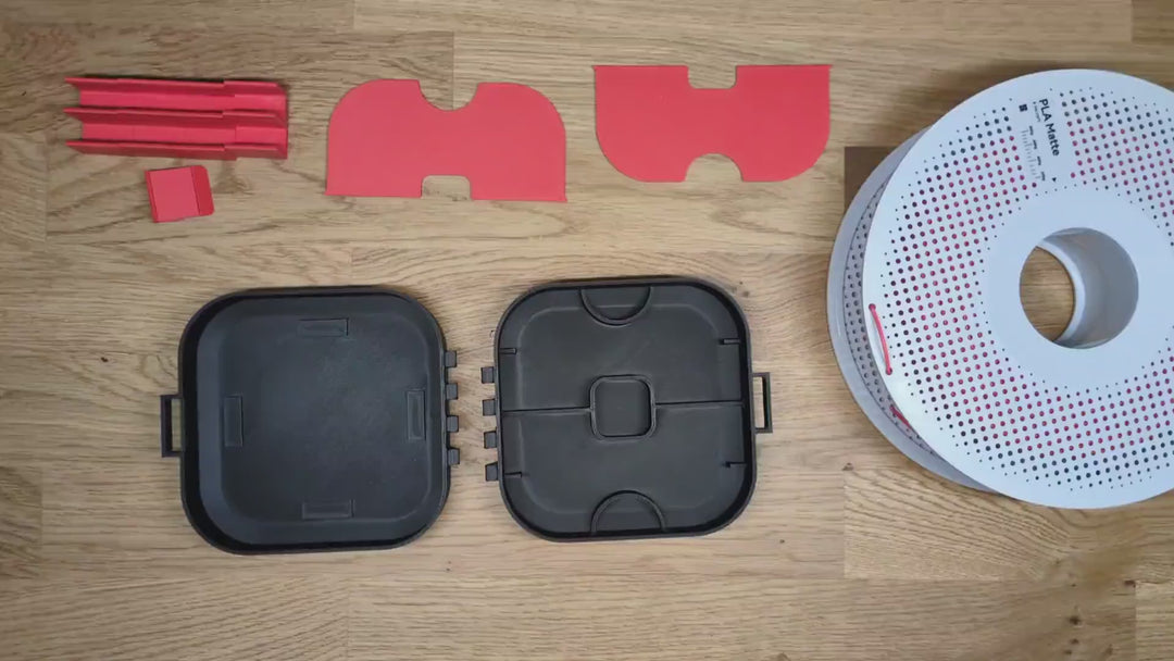 Video of the 3D printed Mobula8 Elite drone case