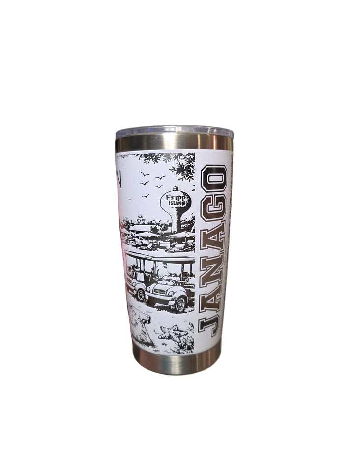 Fripp Island Tumbler - 20oz Laser Engraved Full Wrap